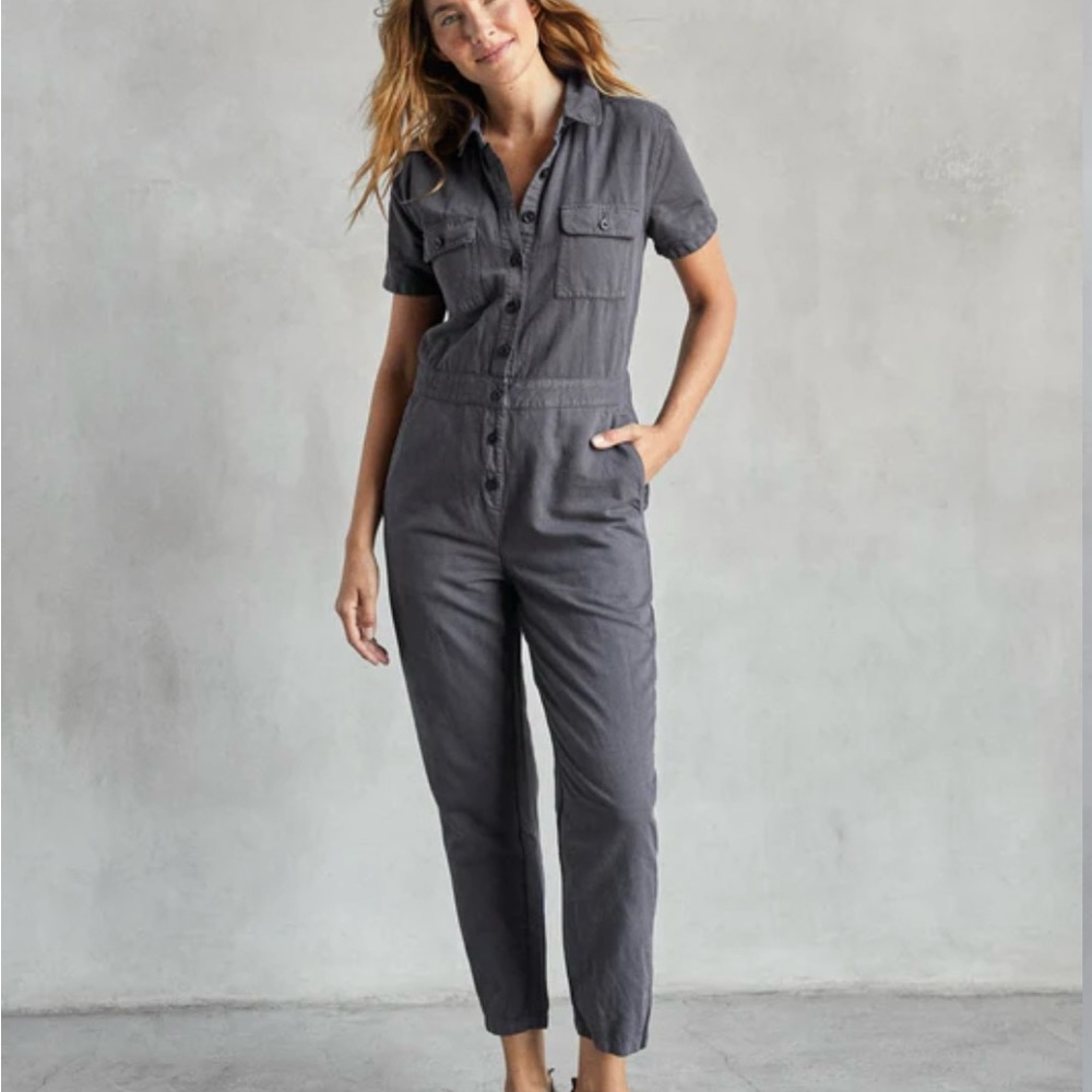 Outerknown Charcoal Jumpsuit